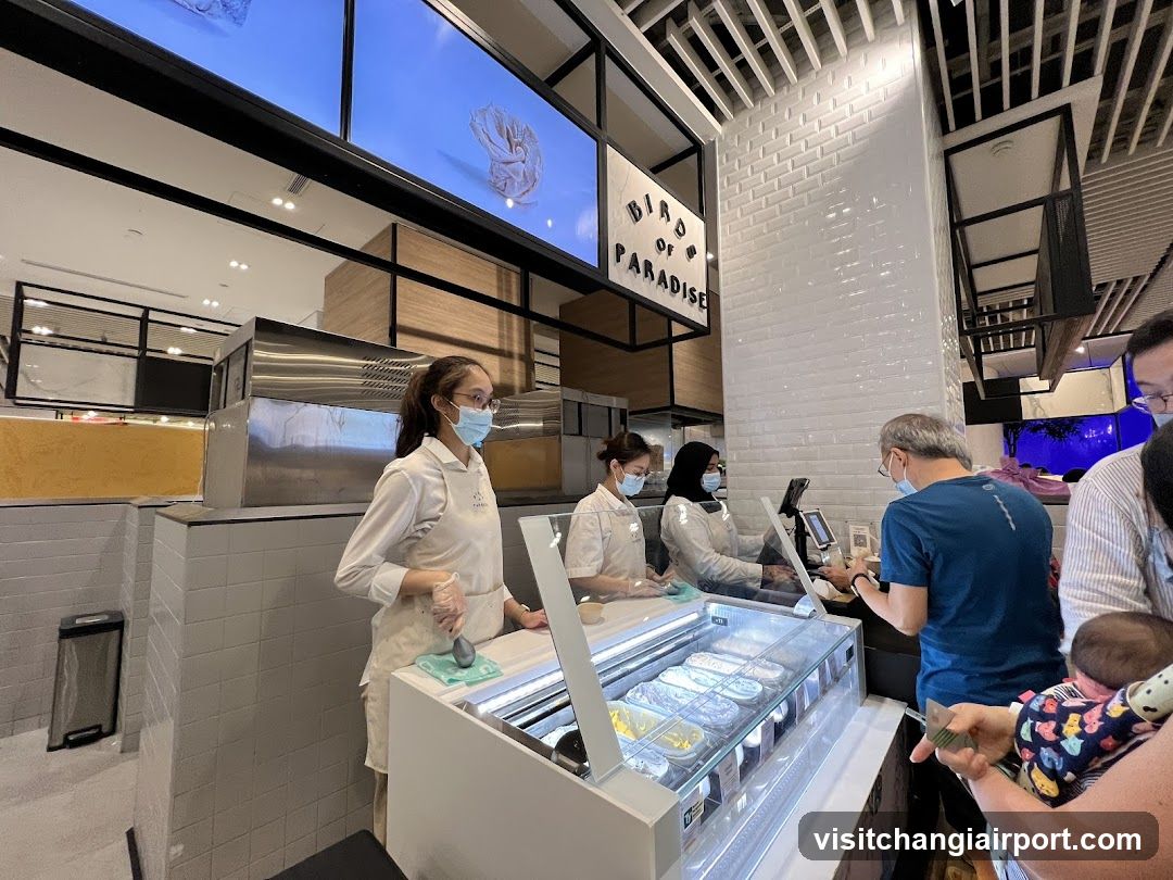 Bird of Paradise Ice Cream Shop Interior