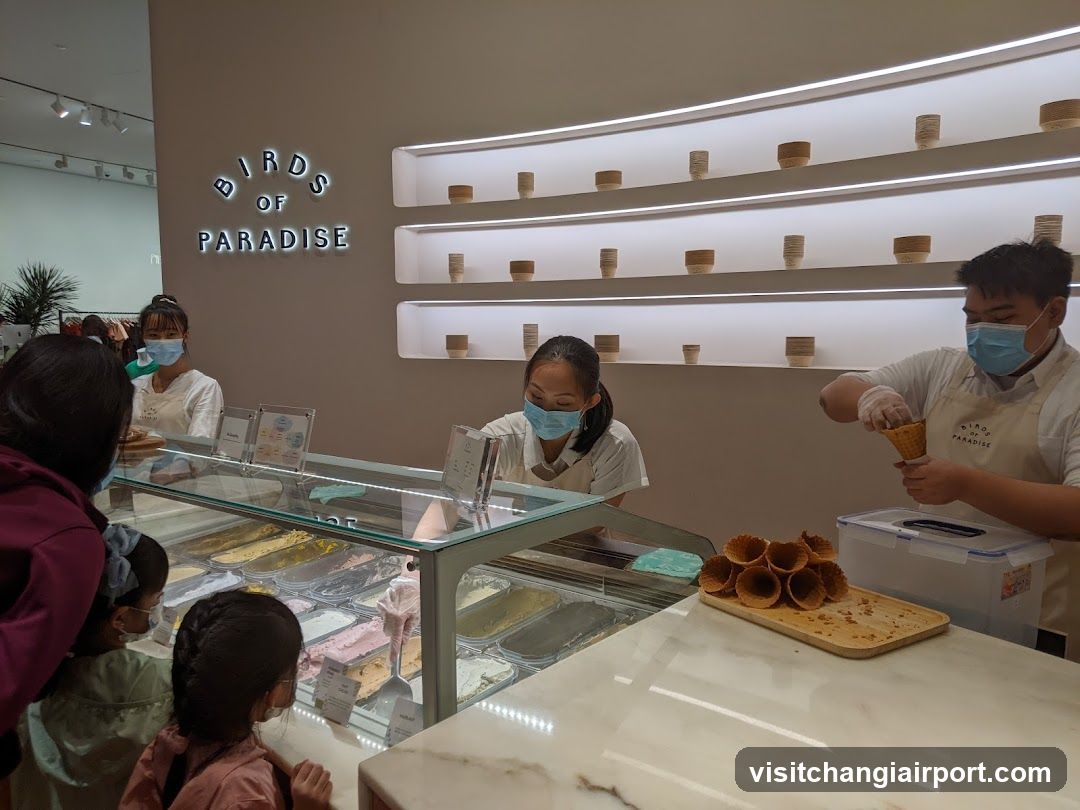 Birds of Paradise Ice Cream Shop Interior