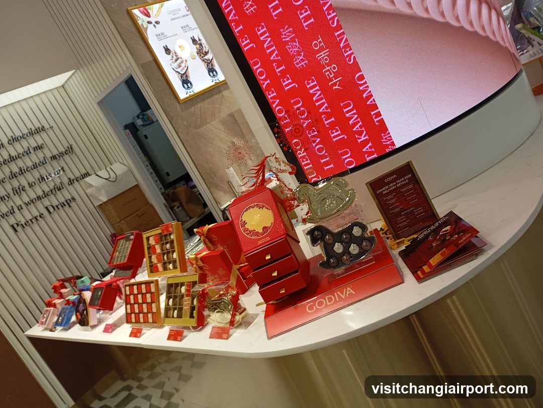 Godiva Chocolate Display