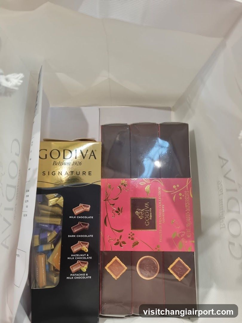 Godiva Chocolate Boxes in Gift Bag