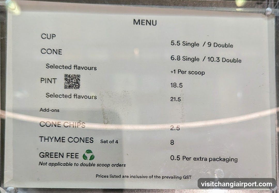 Flavor Menu Board