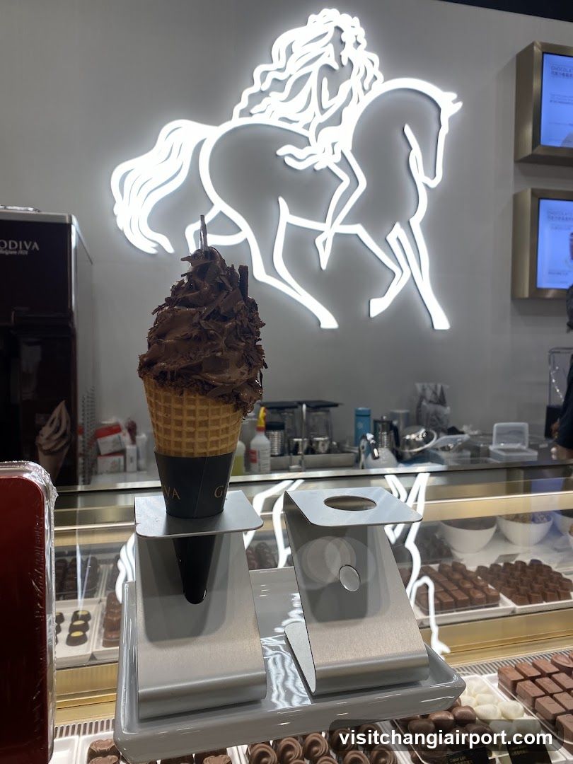 Chocolate Ice Cream Display