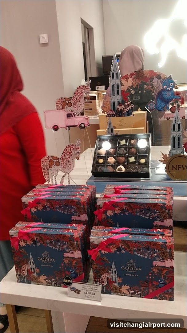 Godiva Chocolate Display