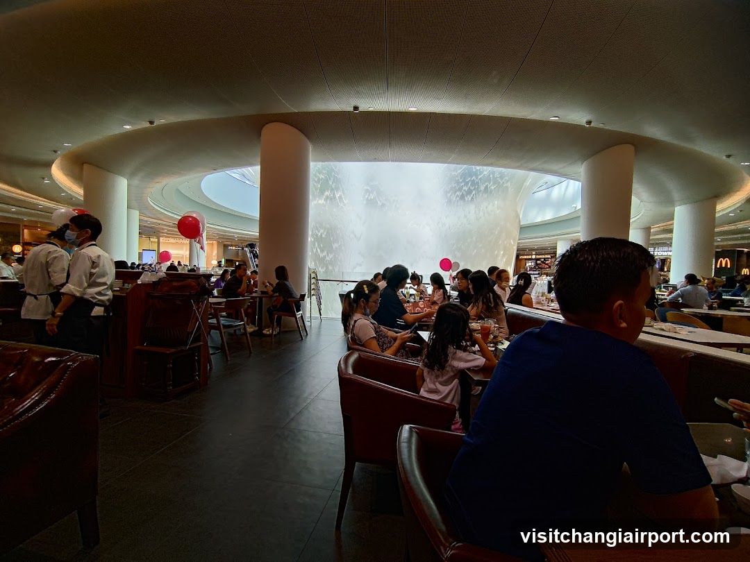 Dining Area with Family and Staff