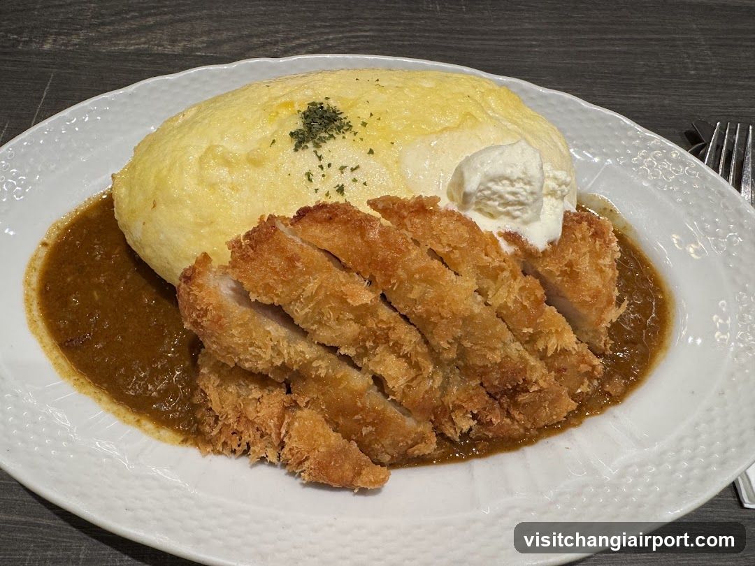 Katsu Curry with Omelette