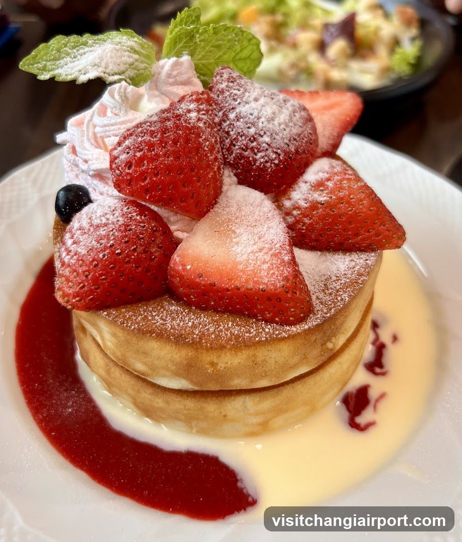 Strawberry Pancake Stack