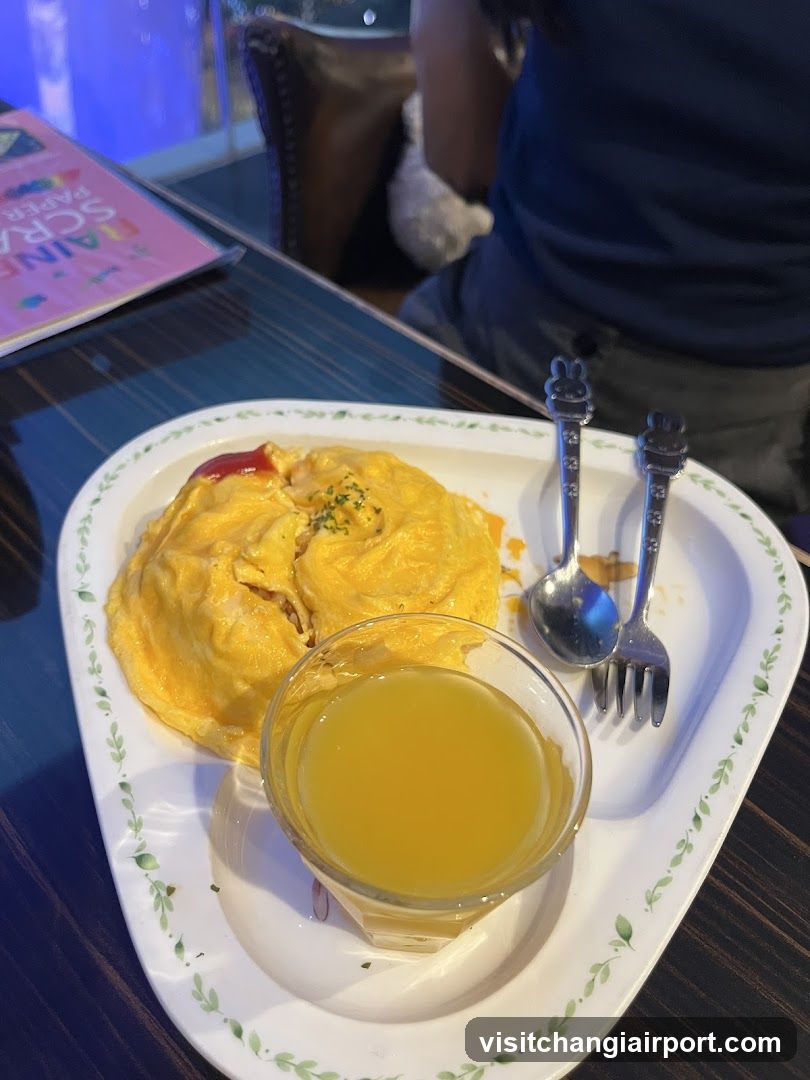 Omelette with Juice