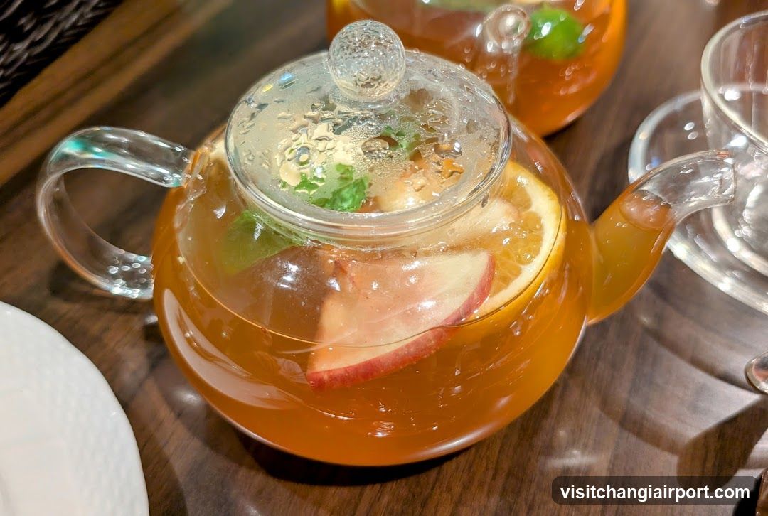 Glass Teapot with Infused Tea