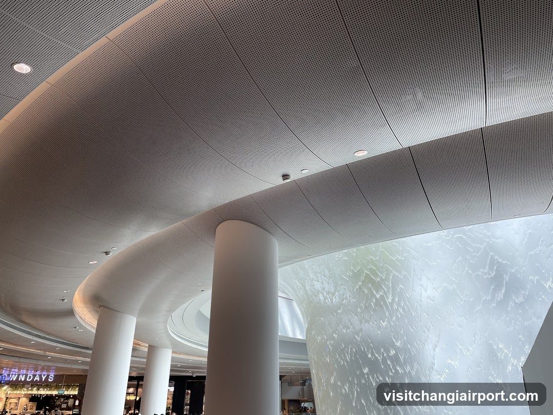 Modern Interior with Curved Architecture