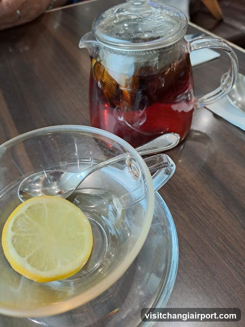 Tea and Lemon Slice