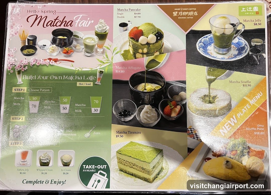 Matcha Fair Menu Board