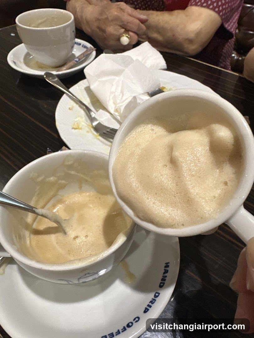 Coffee cups on a table