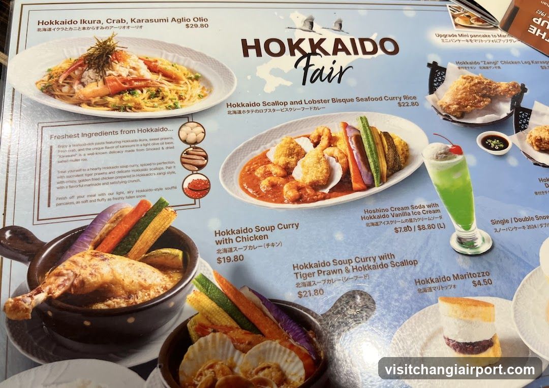 Hokkaido Fair Menu