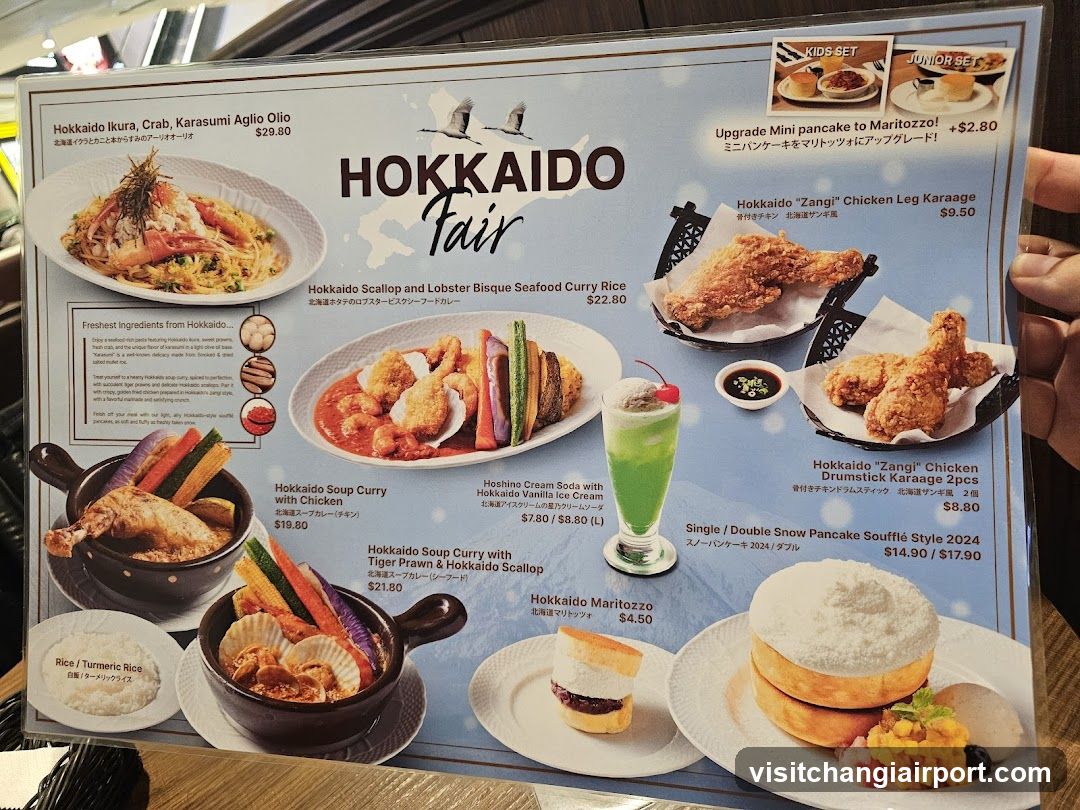 Hokkaido Fair Menu Board