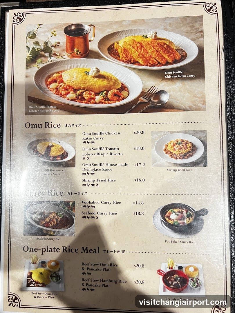 Omu Rice Menu