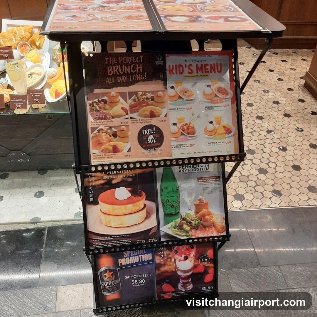 Brunch Menu Display Stand