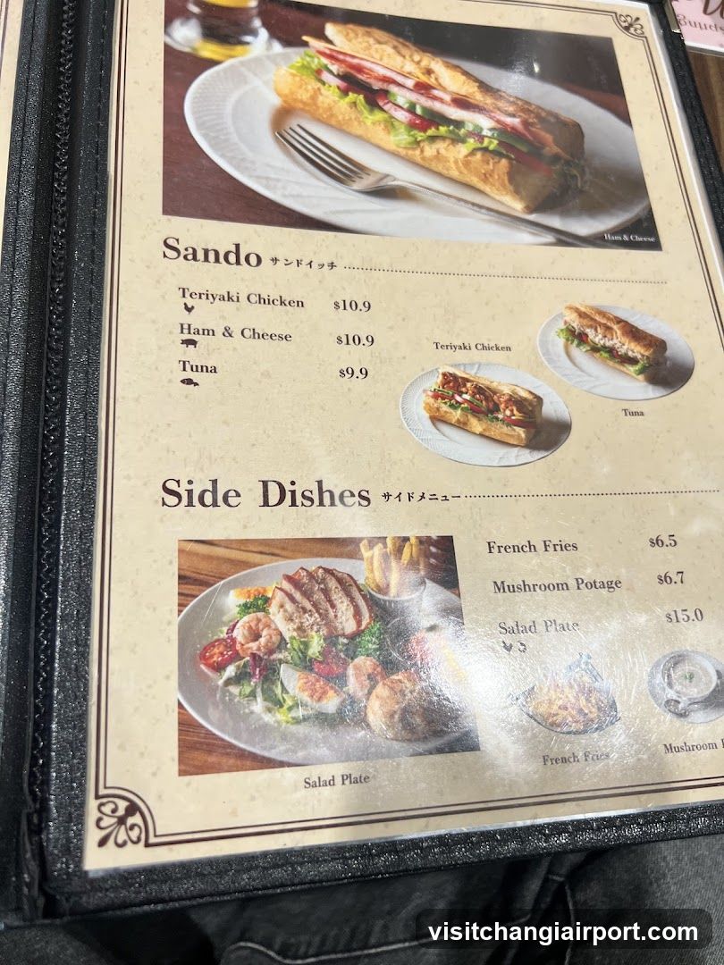 Sando Menu