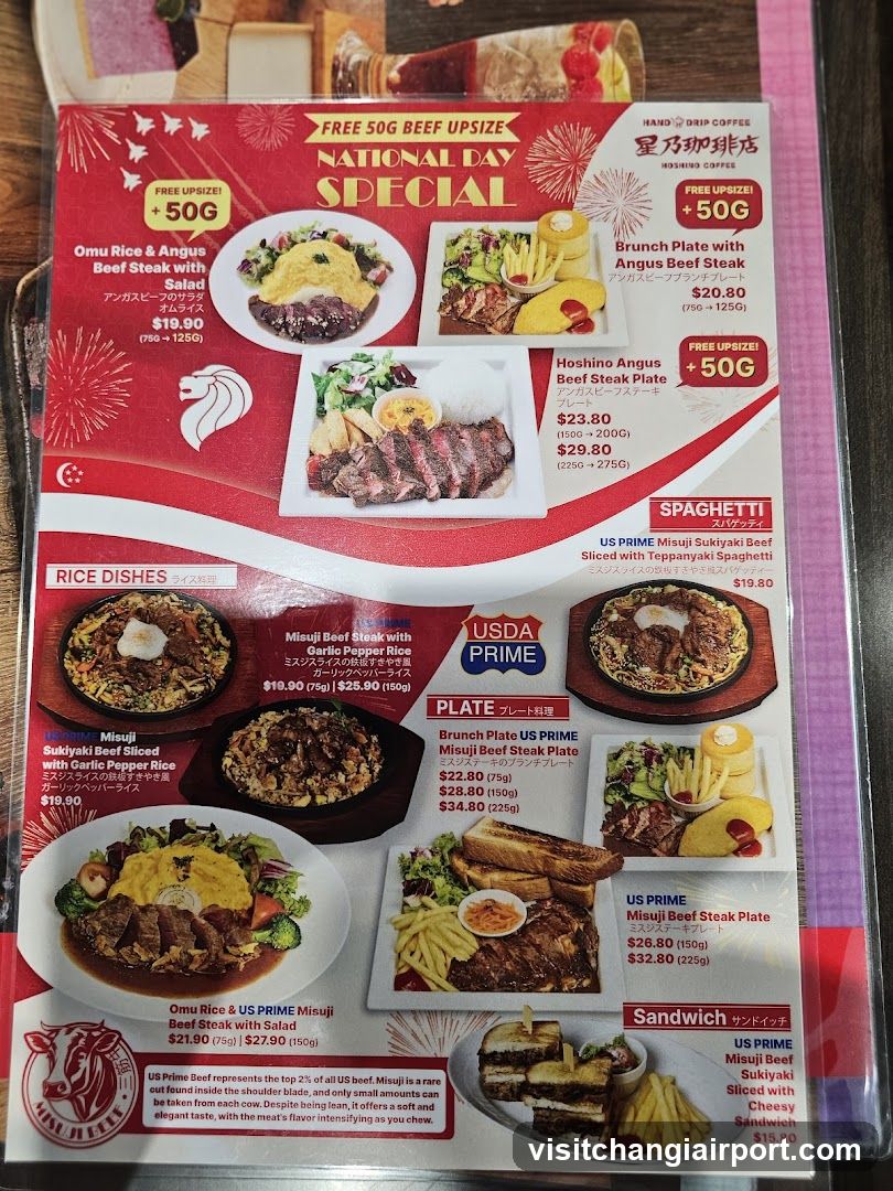 National Day Special Menu