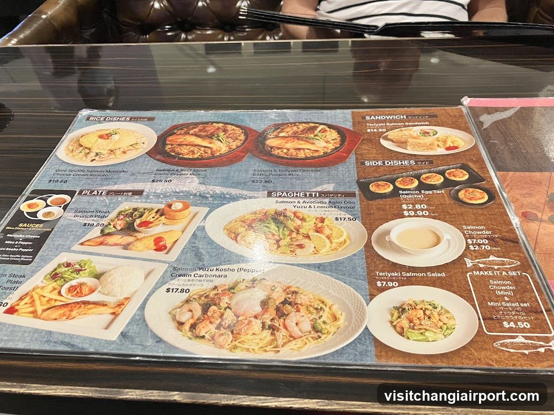 Salmon Restaurant Menu