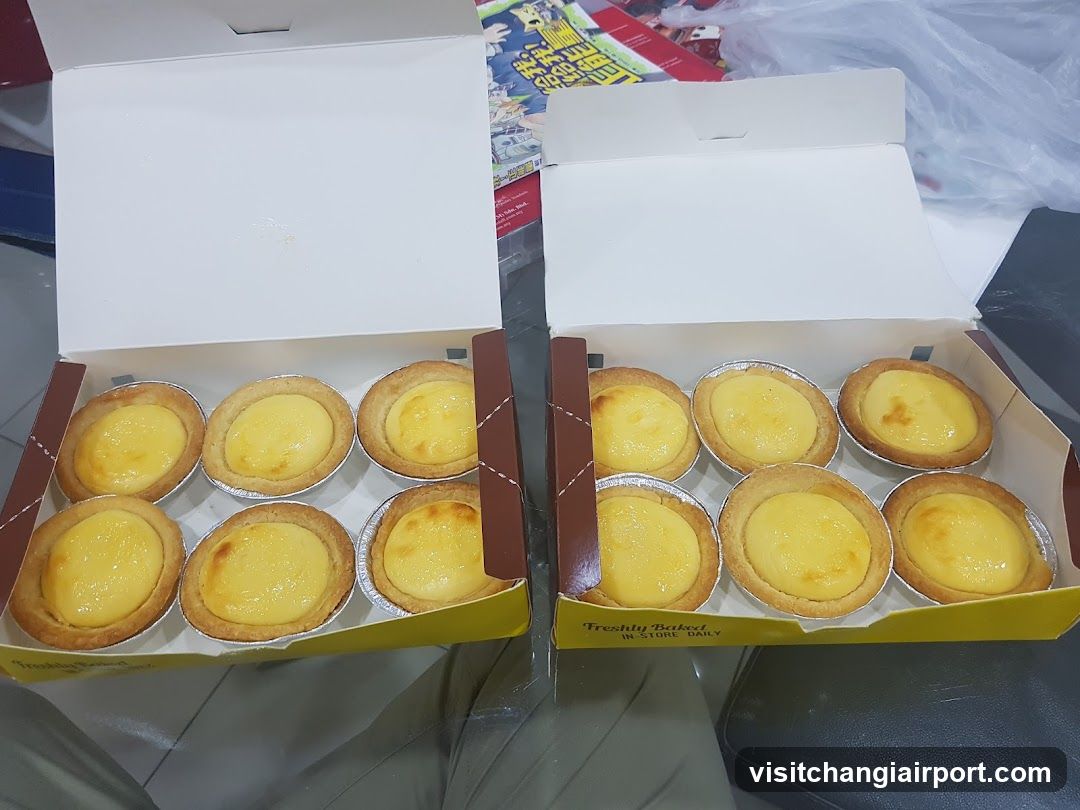 Egg Tarts in Boxes