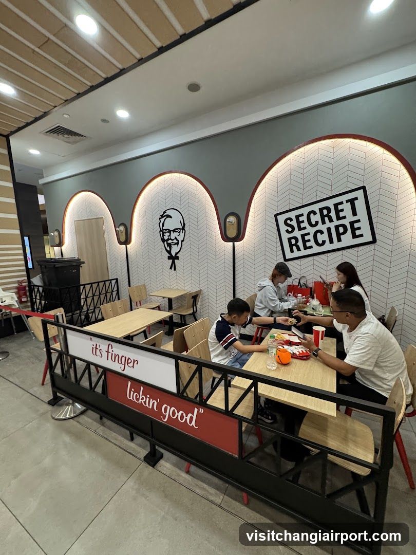 KFC Interior Dining Area