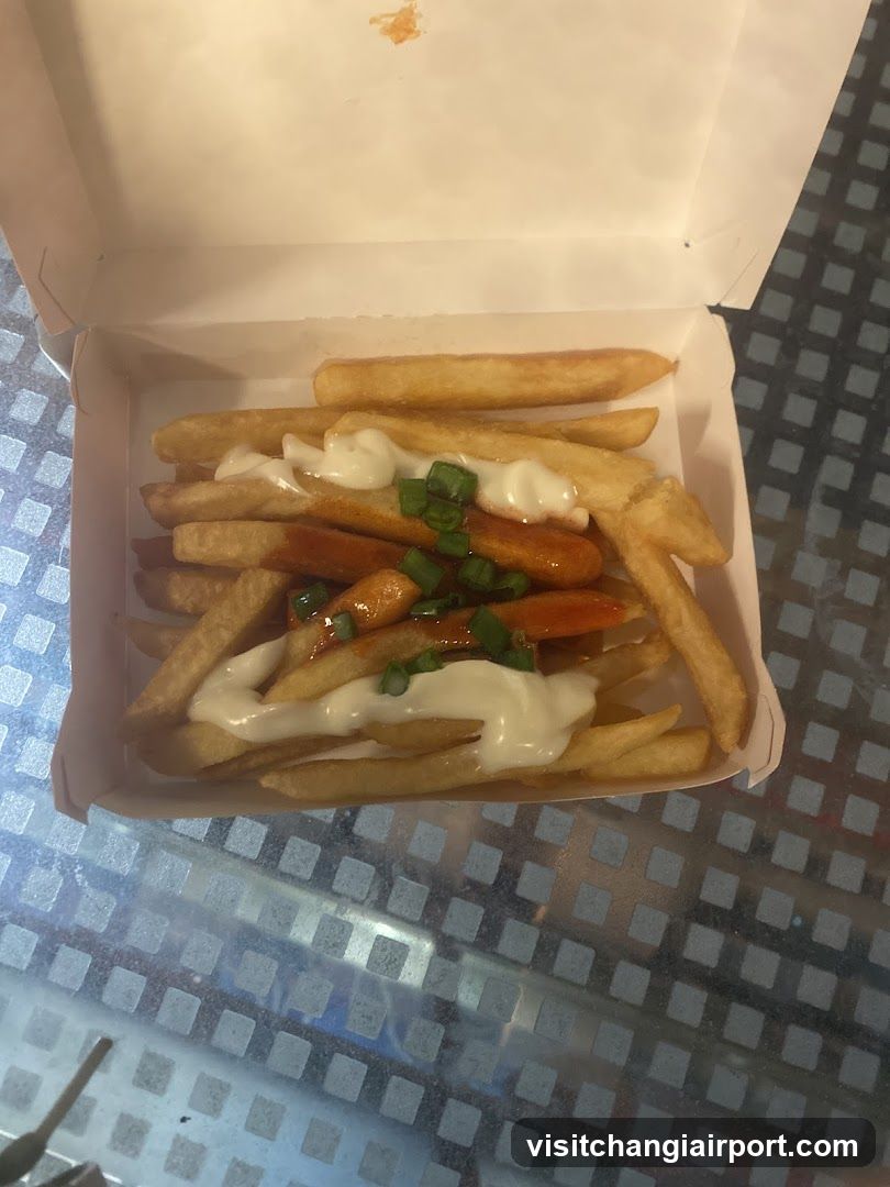 Loaded Fries in Takeout Box