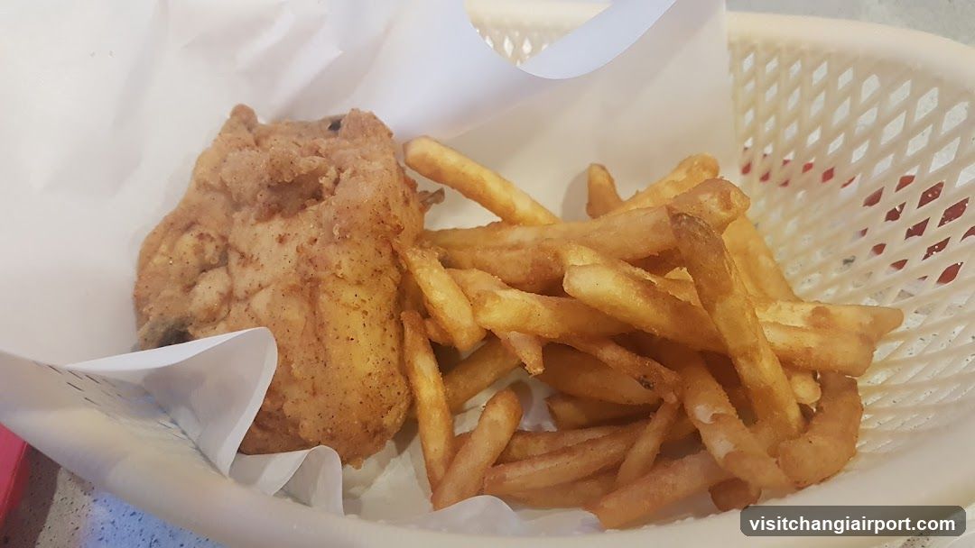 Fried Chicken and Fries in Basket