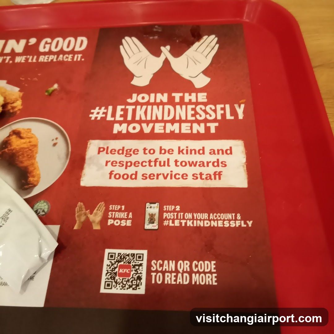 KFC Tray Tabletop Ad