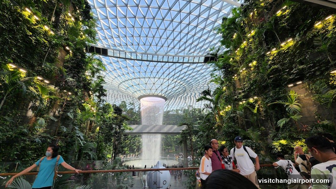Indoor Garden with Waterfall