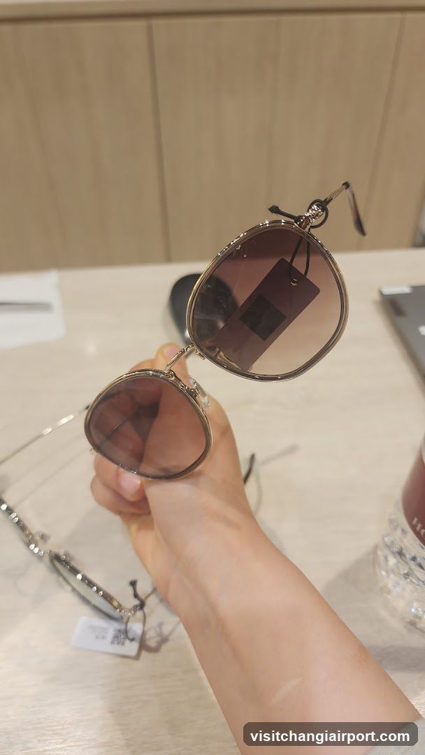 Sunglasses on table