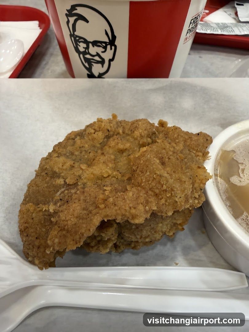 Fried Chicken with Drink