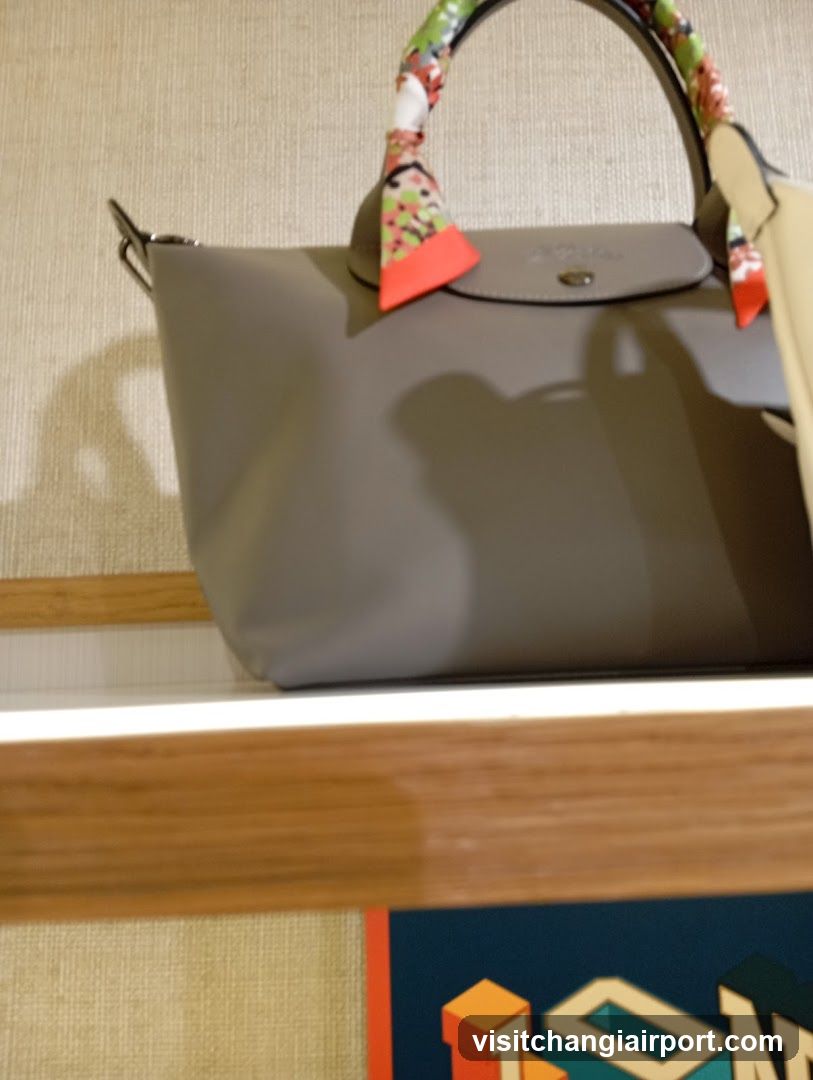 Longchamp Le Pliage Tote Bag Display