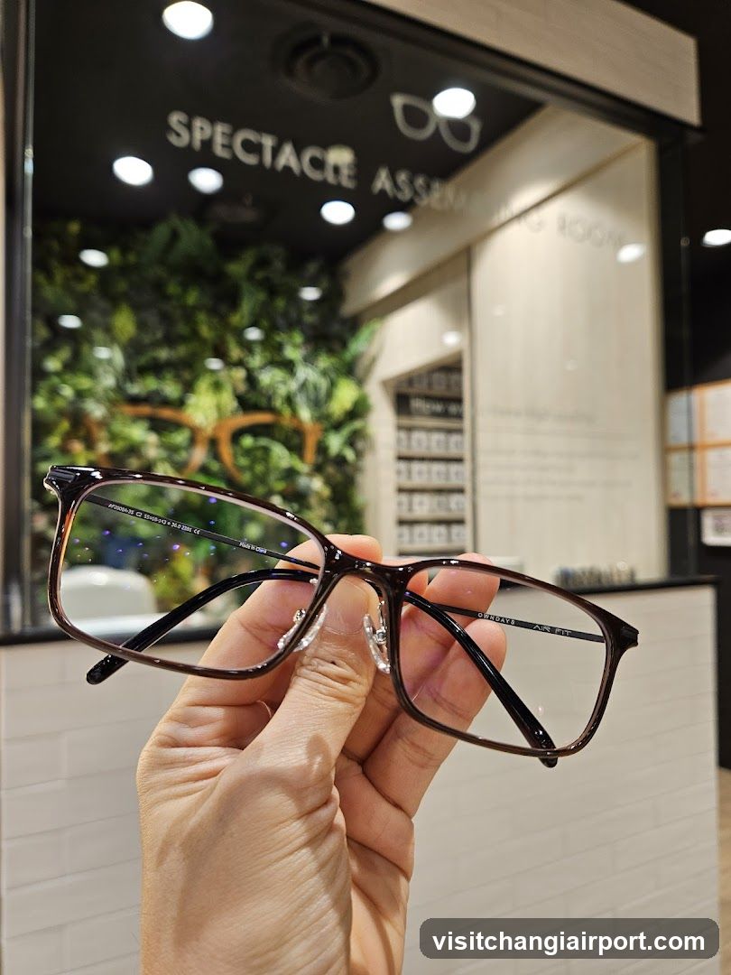 Eyeglasses in Assembling Room