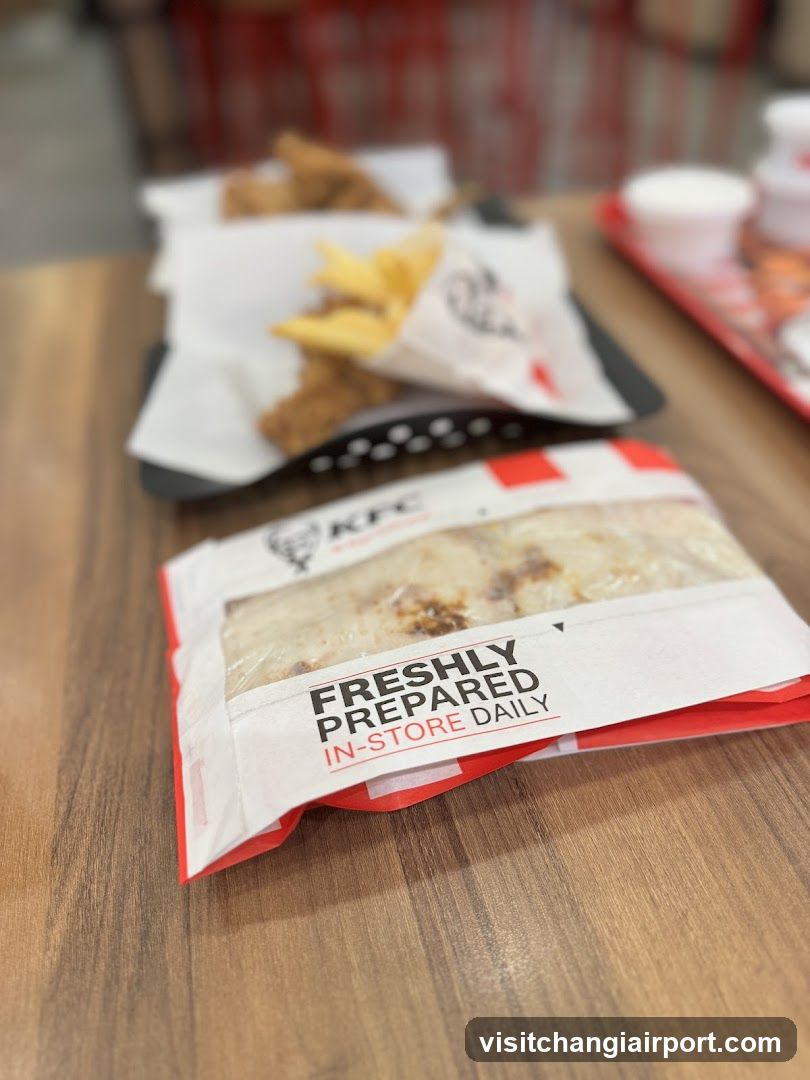 KFC Meal on Table