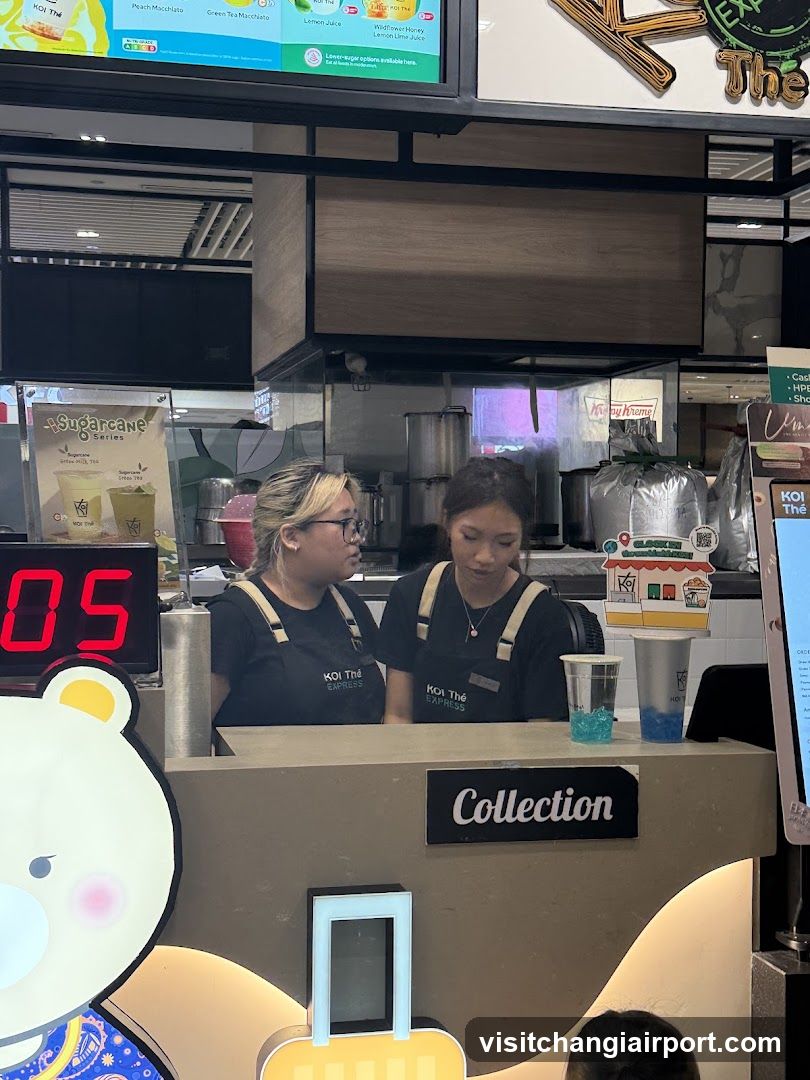 Boba Tea Shop Counter