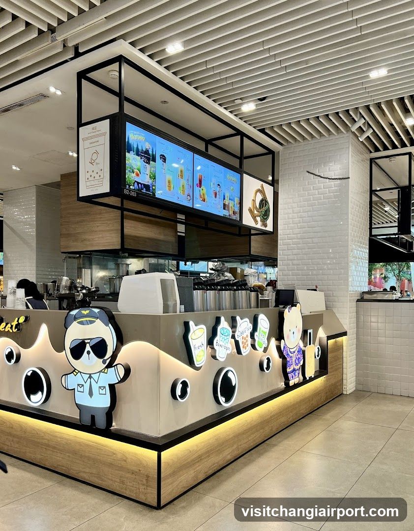 Beverage Shop Interior Counter