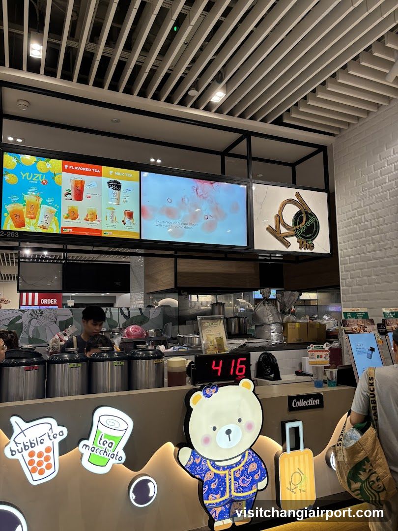 Bubble Tea Shop Interior