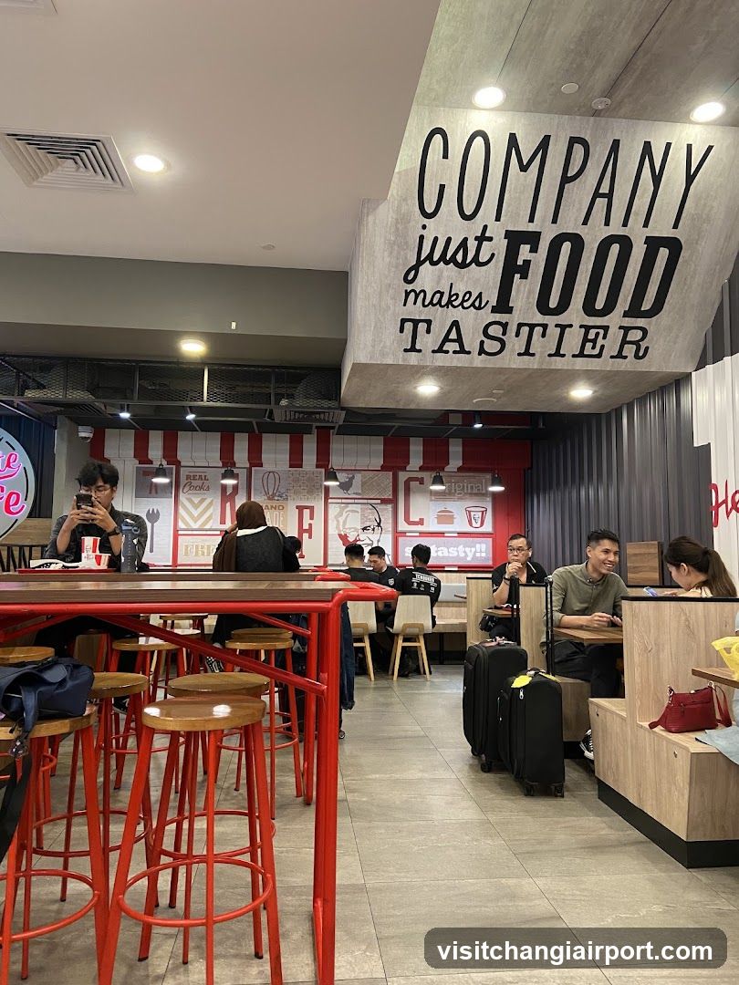 KFC Interior Dining Area
