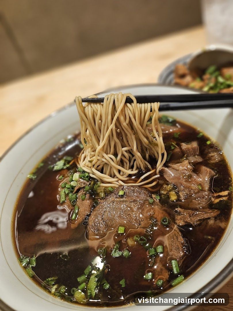 Noodle Bowl with Chopsticks