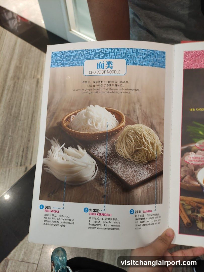 Noodle Menu Page