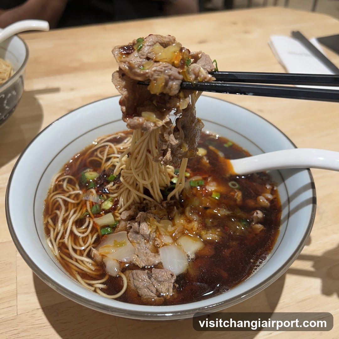 Noodle Bowl with Meat and Broth