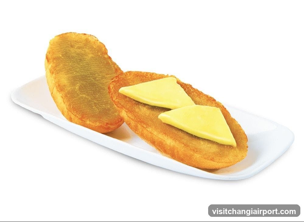 Cheese Toast on a Plate