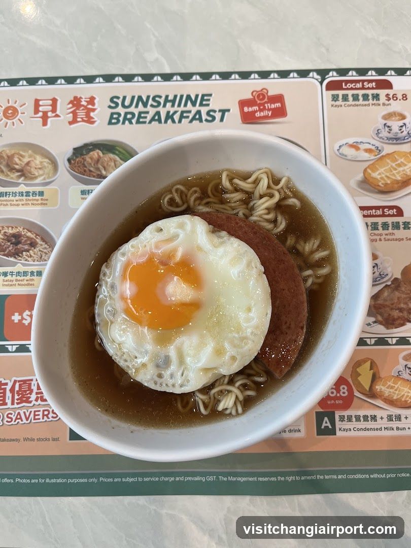 Breakfast Bowl with Fried Egg and Sausage