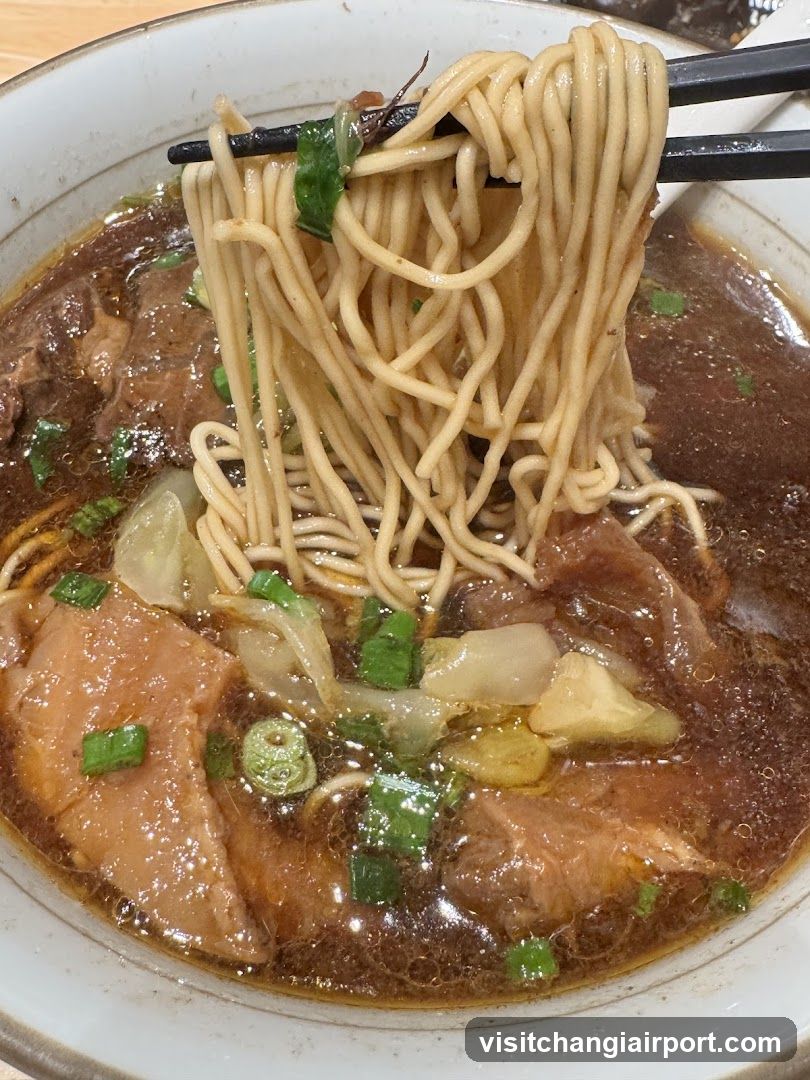 Noodle Bowl with Chopsticks