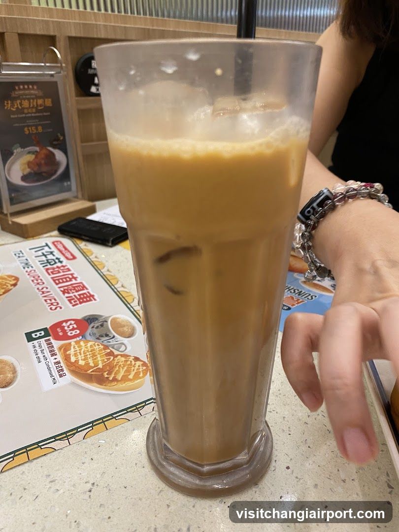 Iced Coffee in Restaurant