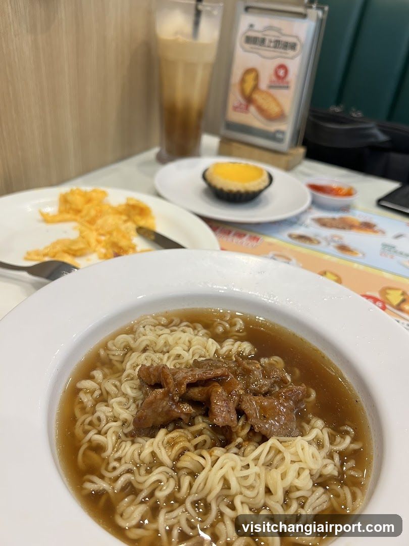 Noodle Meal with Side Dishes