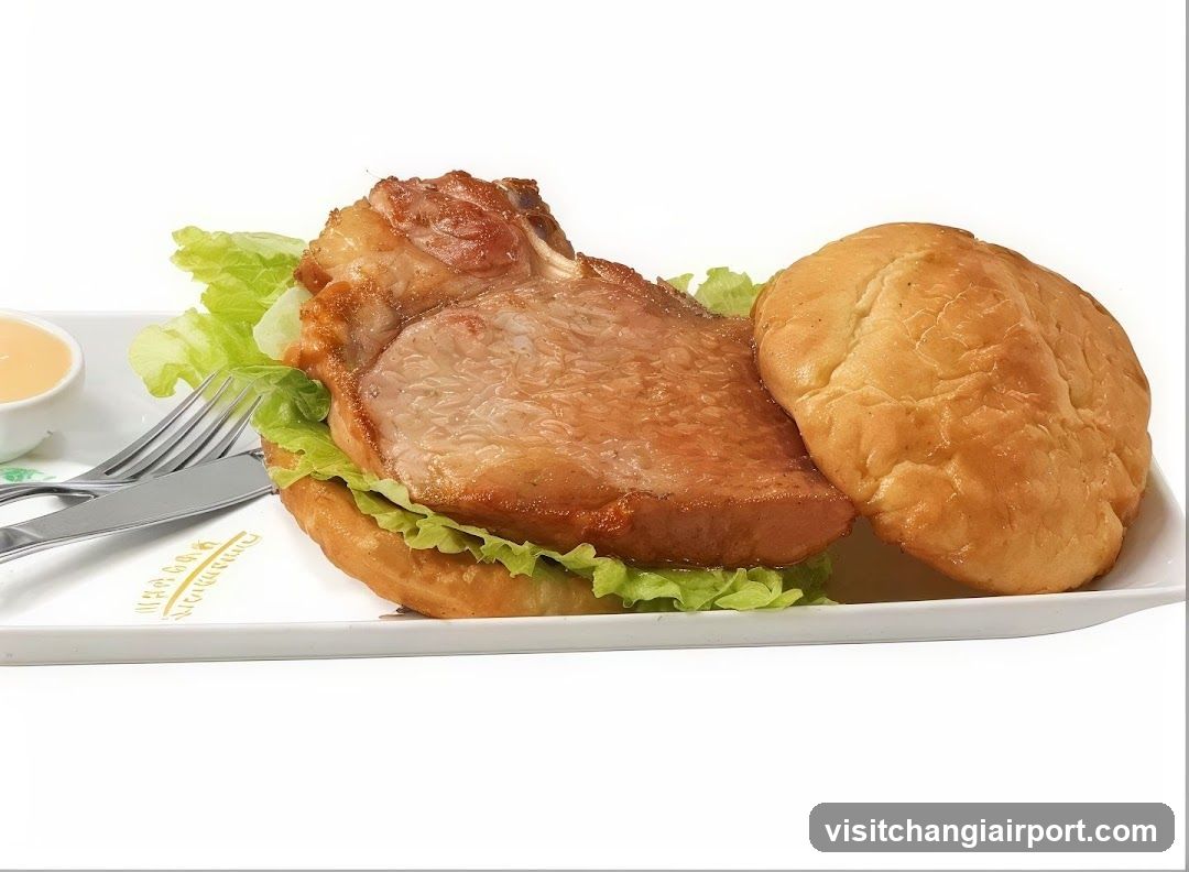 Pork Burger with Sauce