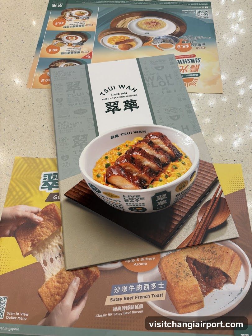 Tsui Wah Menu Display