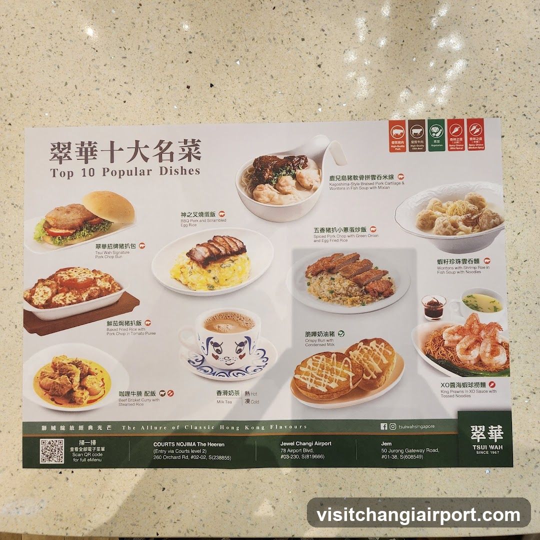 Top 10 Popular Dishes Menu