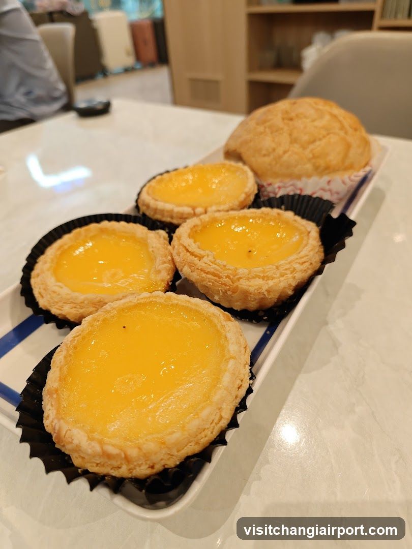 Egg Tarts and Pastry Display